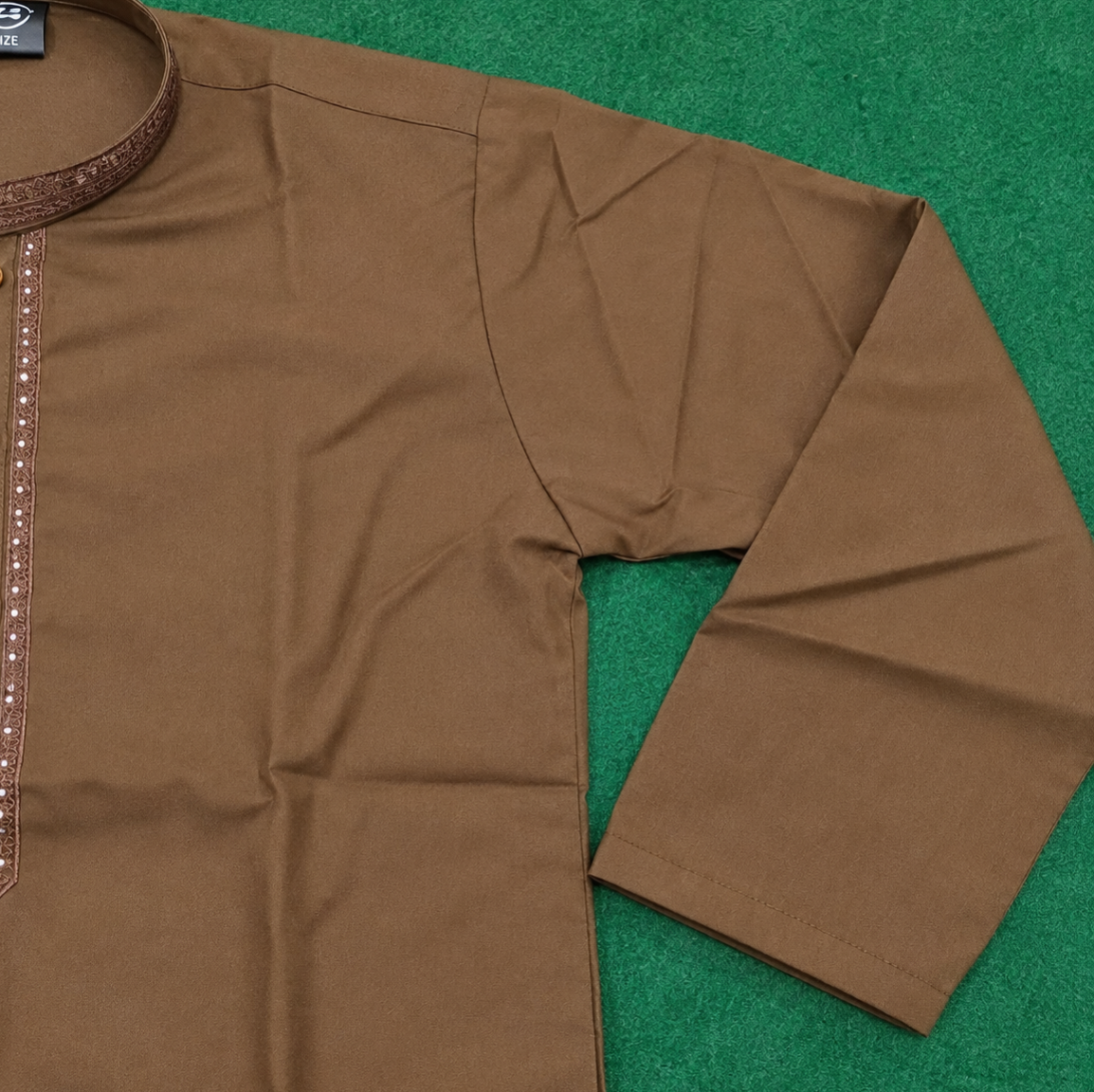 Boys Coffee Brown Wash & Wear Shalwar Kameez | Ages 4 To 14 Years