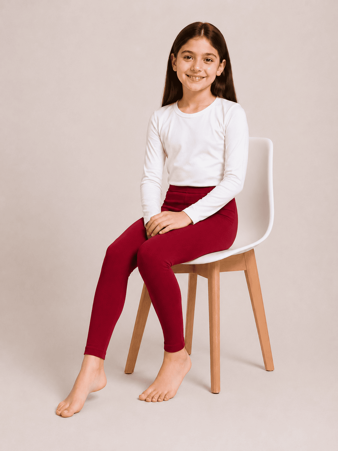 Red Color Family (1-12 Years Girls Tights)