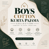 Boys Cotton Kurta Pajama