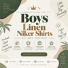 Boys Linen Niker Shirts