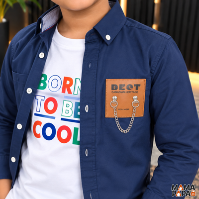Boys Premium Shirts With Inner | Ages 5 To 12 Years
