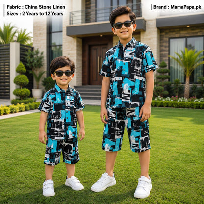 China Diamond Linen Niker Shirts For Kids