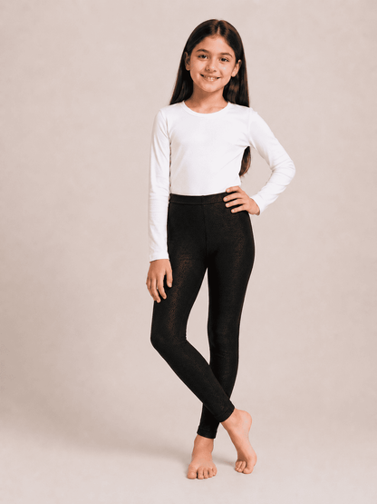 White & Black Color Family (1-12 Years Girls Tights)