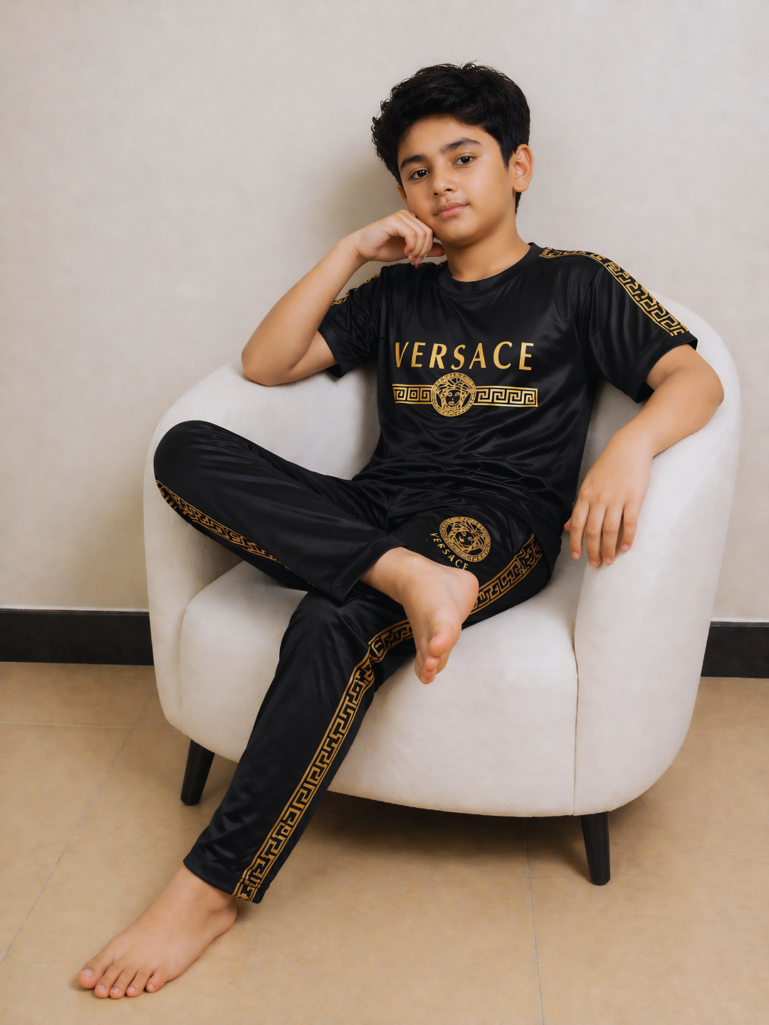 Boys Black Premium TrackSuits