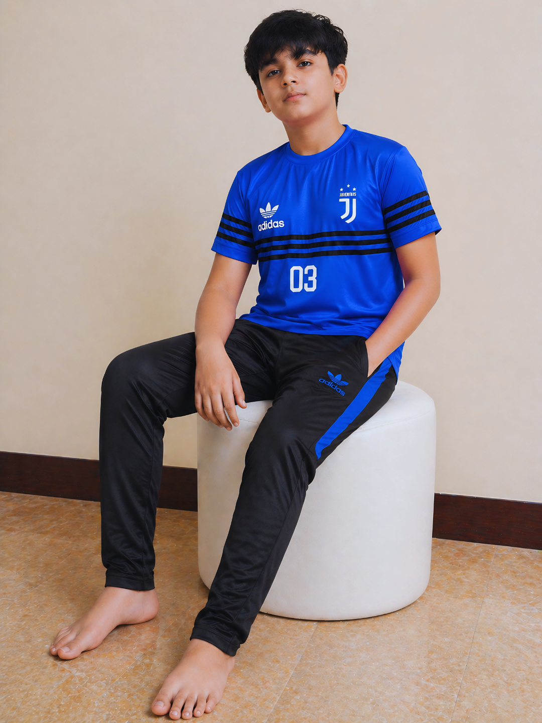 Boys Skin & Black Premium TrackSuits