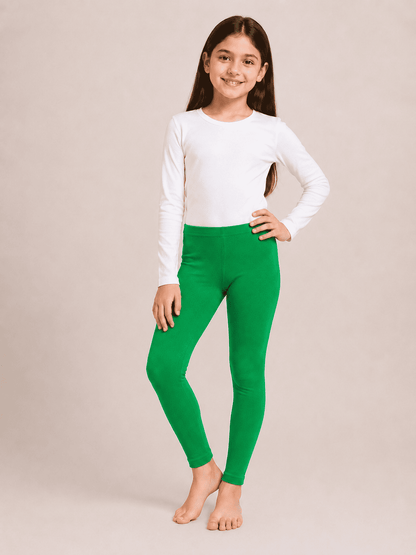 Green Color Family (1-12 Years Girls Tights)