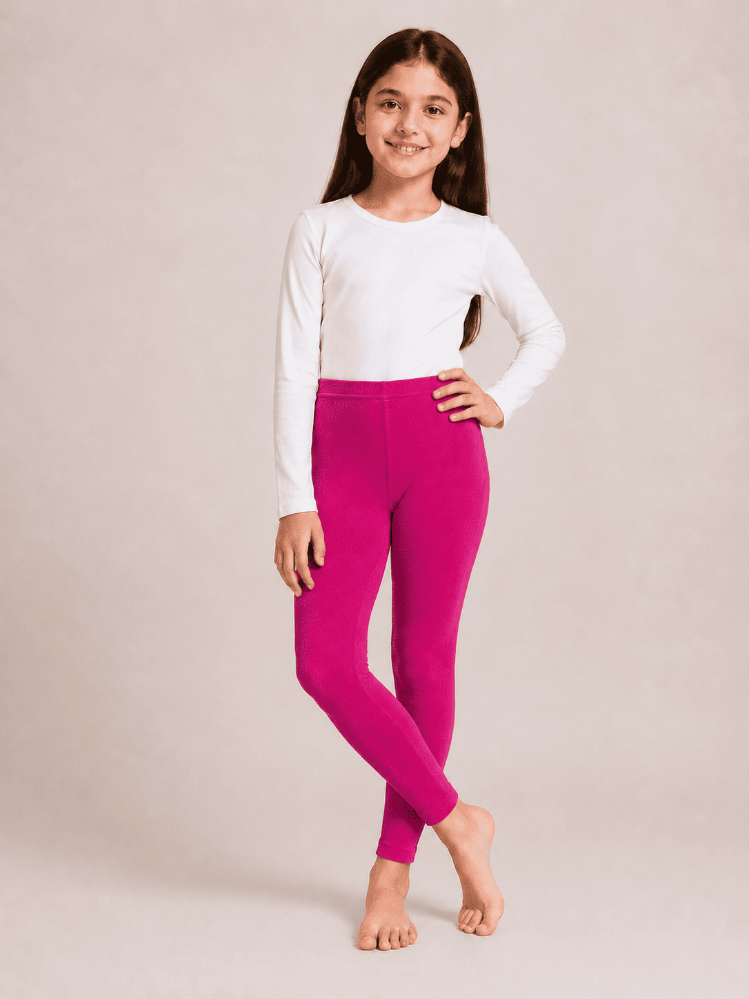 Pink Color Family (1-12 Years Girls Tights)
