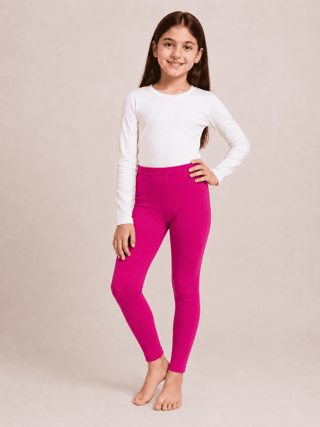 Pink Color Family (1-12 Years Girls Tights)