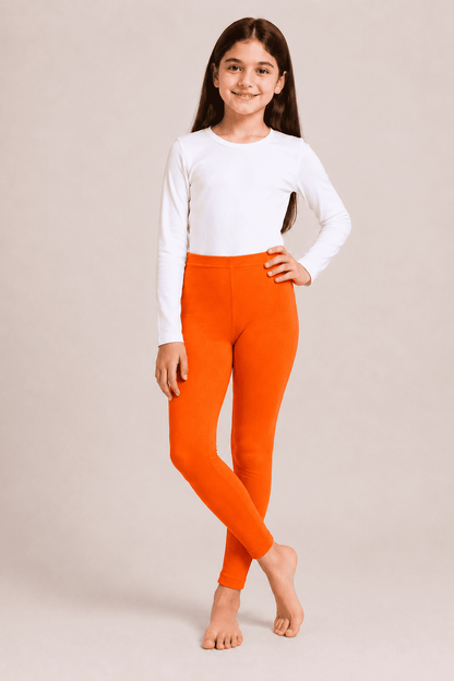 Orange Color Family (1-12 Years Girls Tights)