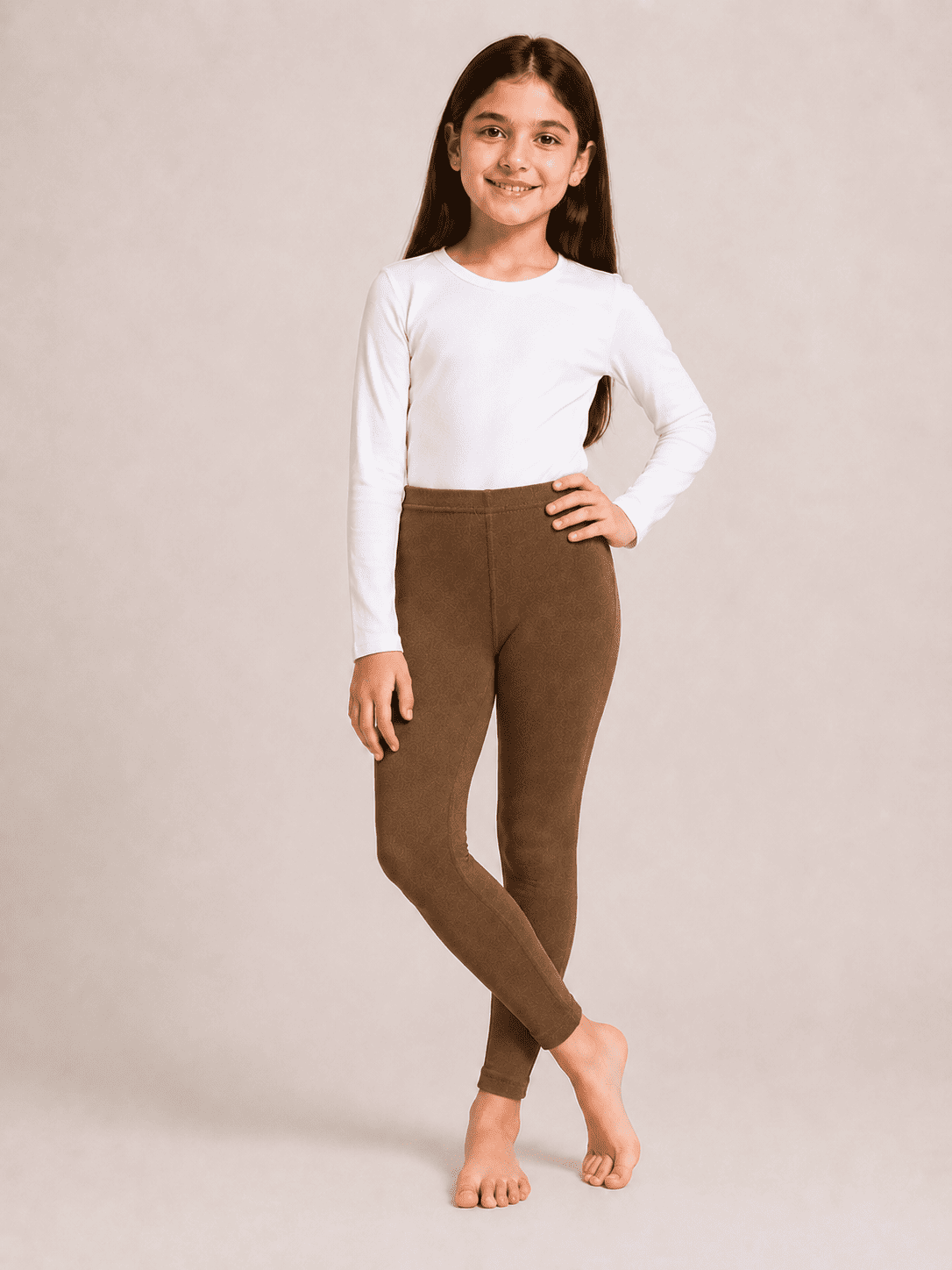 Brown Color Family (1-12 Years Girls Tights)