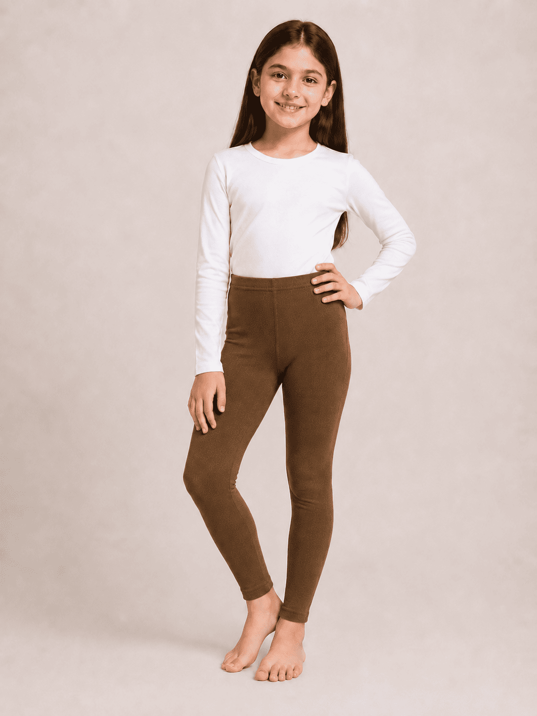 Brown Color Family (1-12 Years Girls Tights)