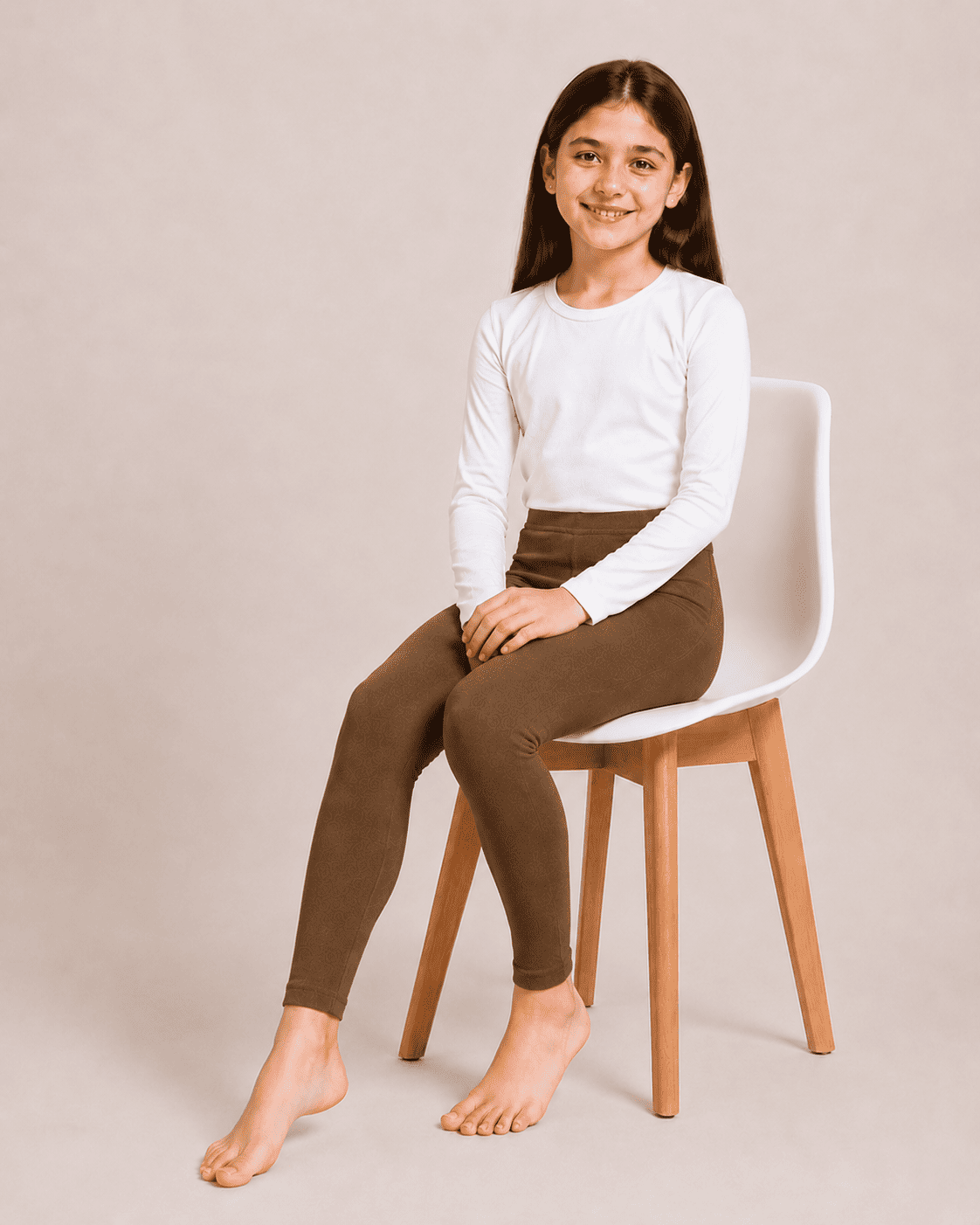 Brown Color Family (1-12 Years Girls Tights)