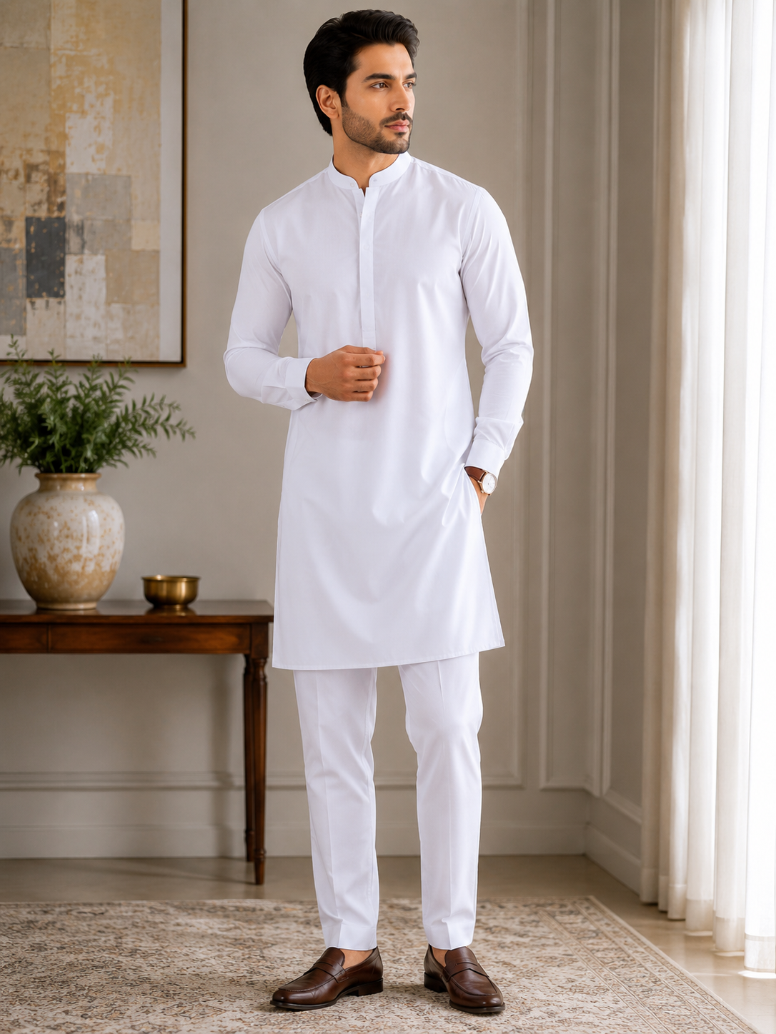 White 
