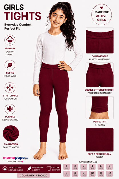 Girls Premium Tights (1-12 Years )