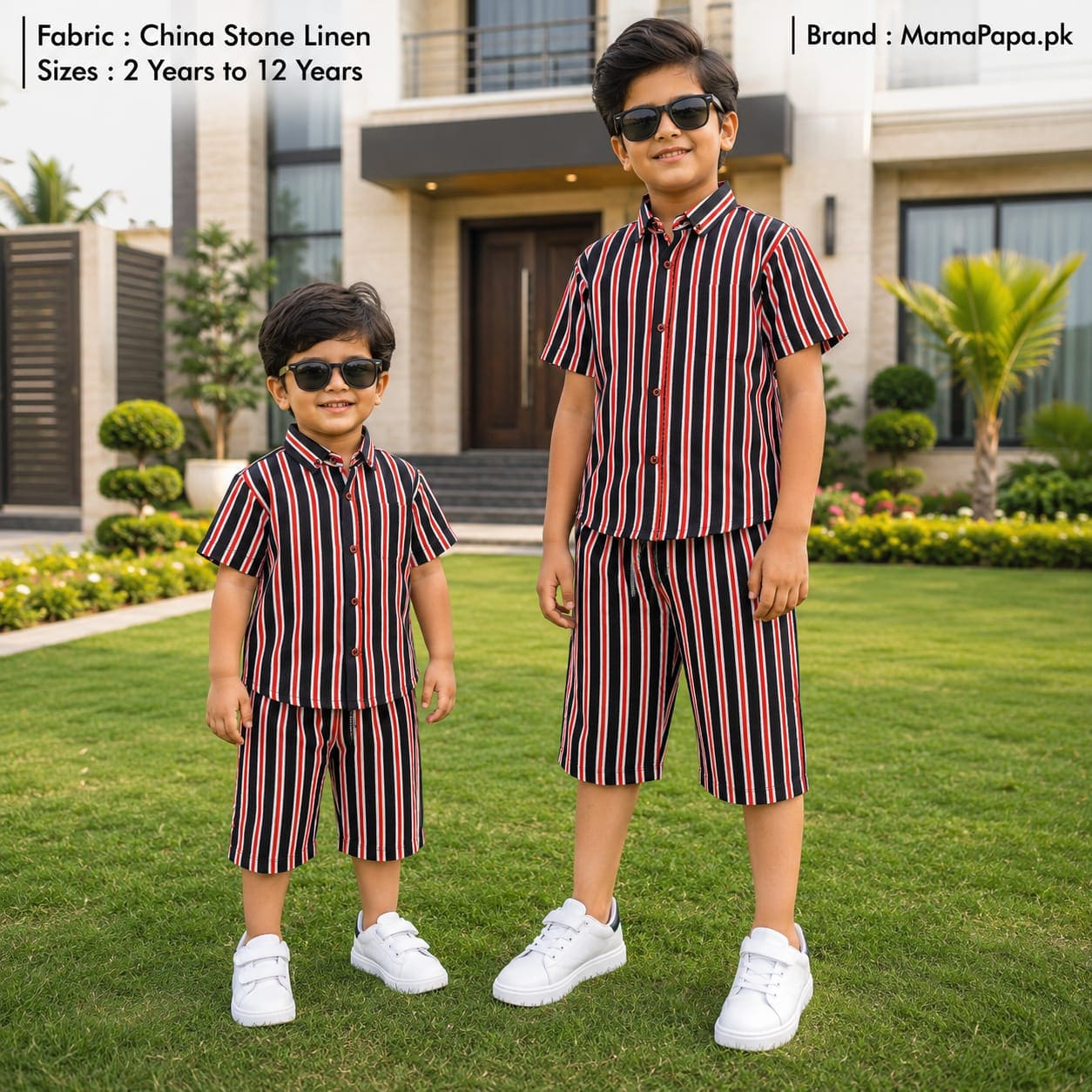 China Diamond Linen Niker Shirts For Kids