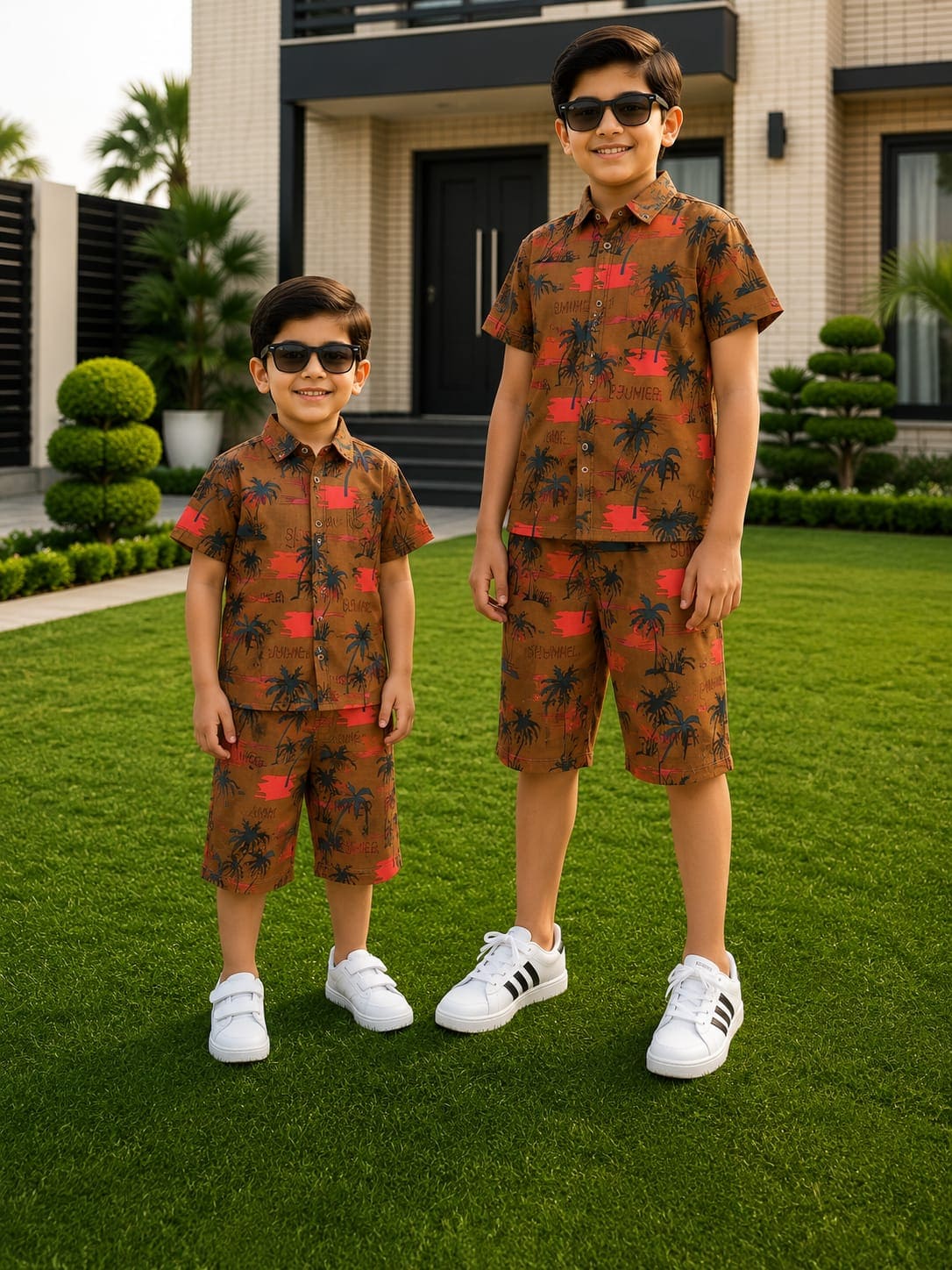 China Diamond Linen Niker Shirts For Kids