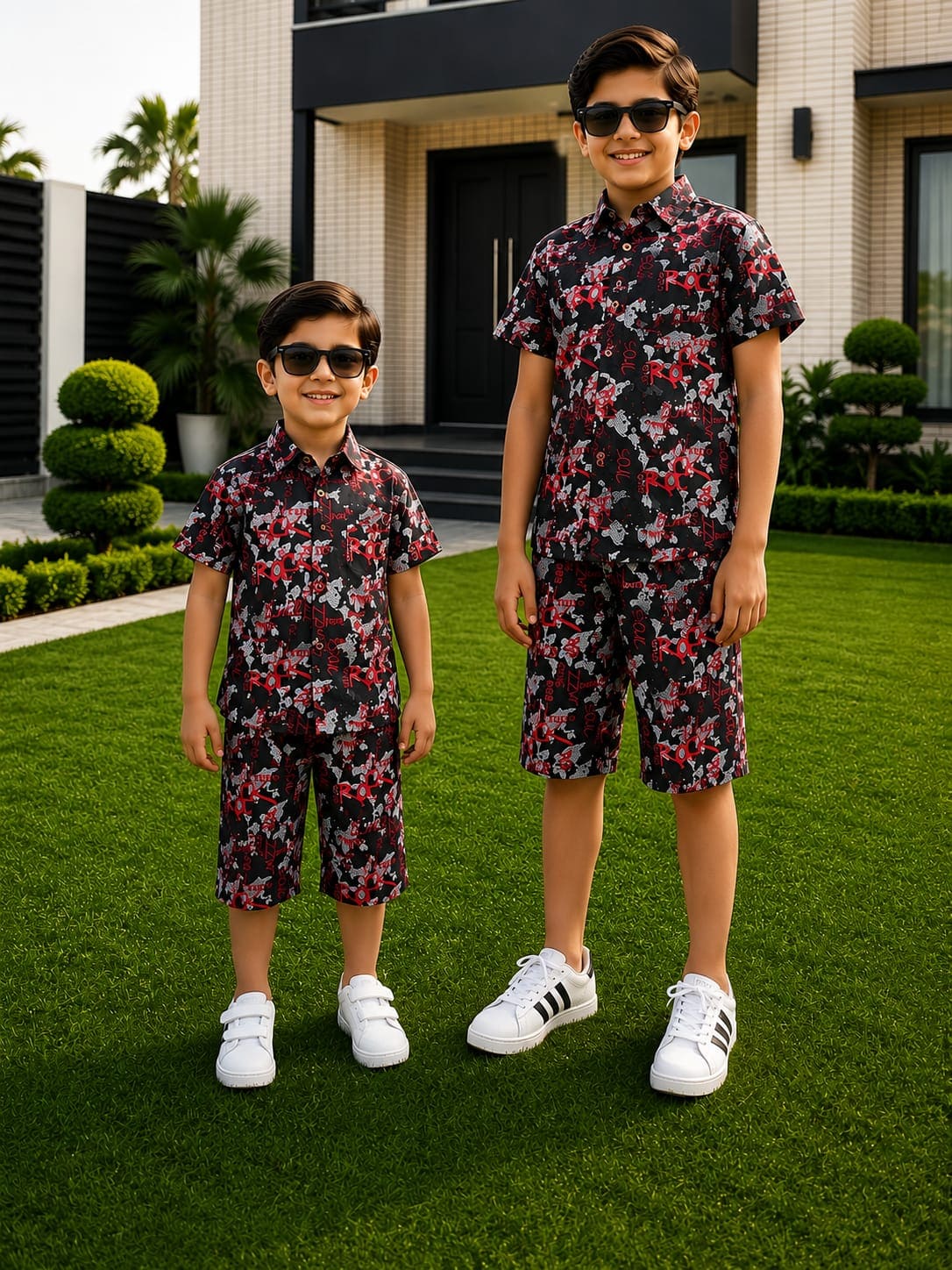 China Diamond Linen Niker Shirts For Kids