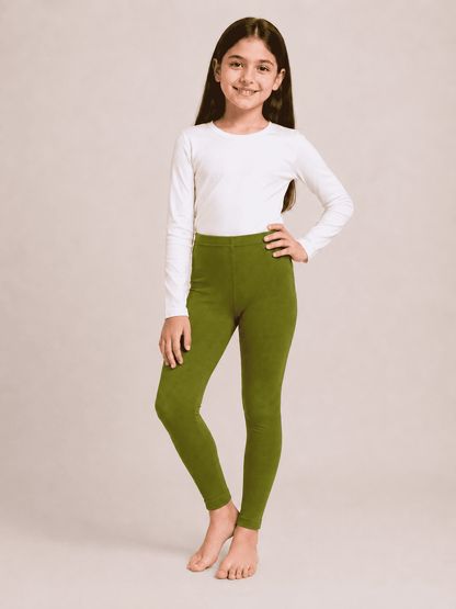 Green Color Family (1-12 Years Girls Tights)