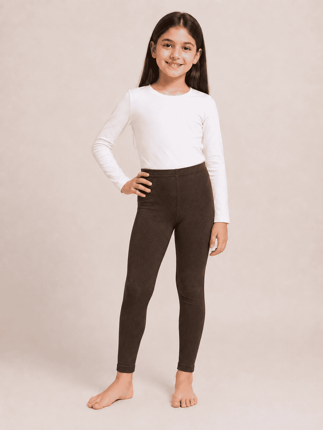 Brown Color Family (1-12 Years Girls Tights)