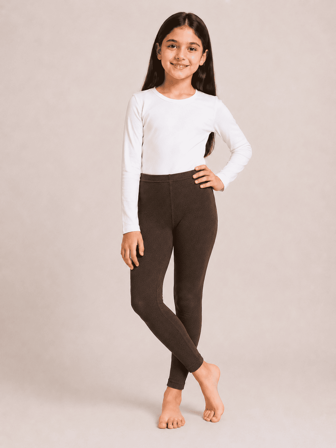 Brown Color Family (1-12 Years Girls Tights)