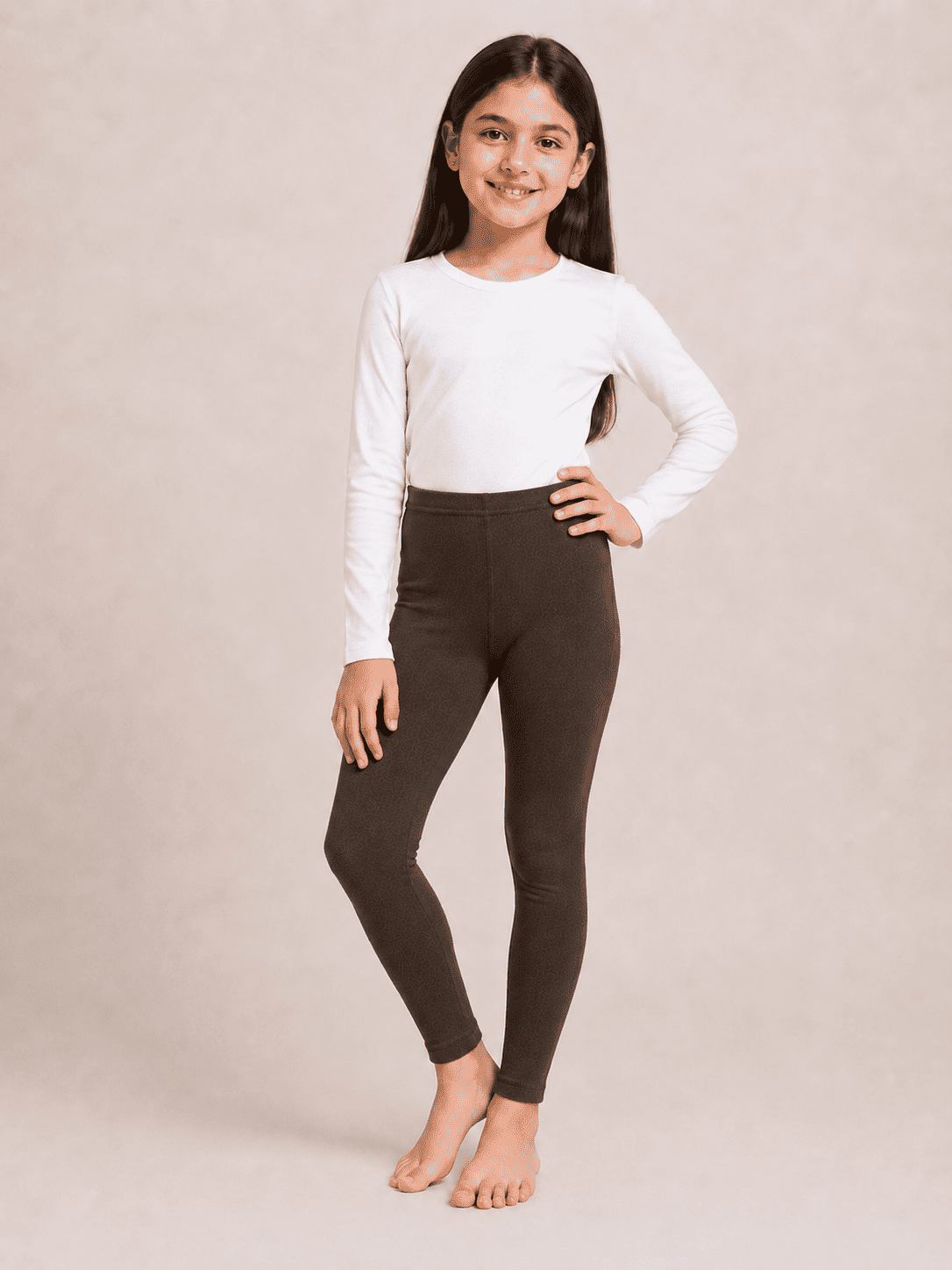 Brown Color Family (1-12 Years Girls Tights)