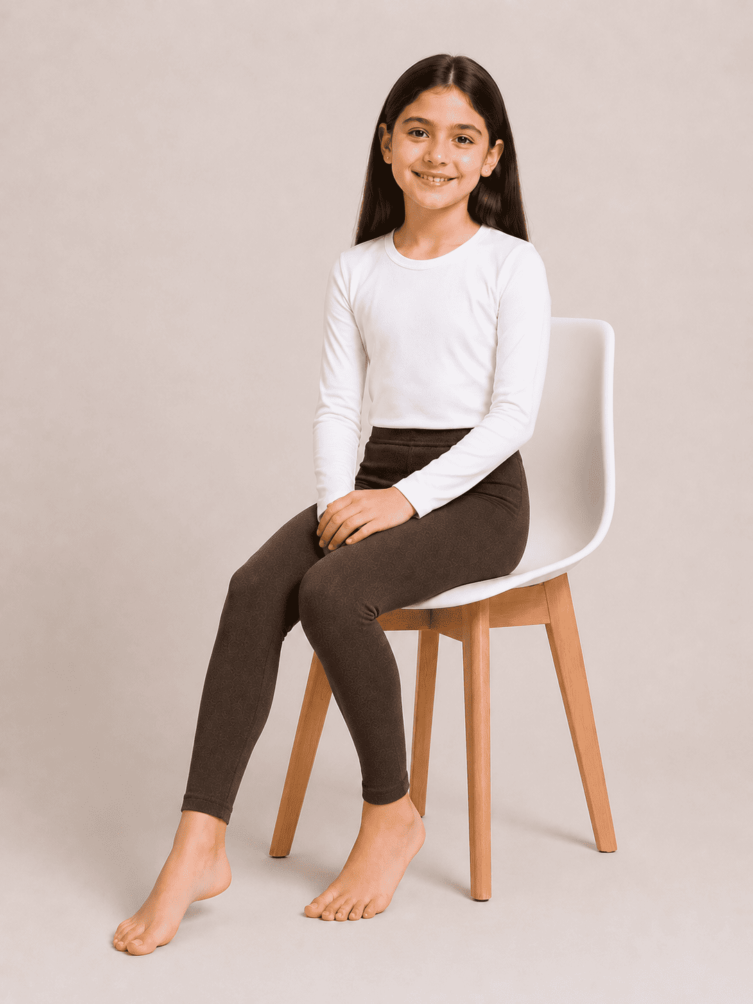 Brown Color Family (1-12 Years Girls Tights)