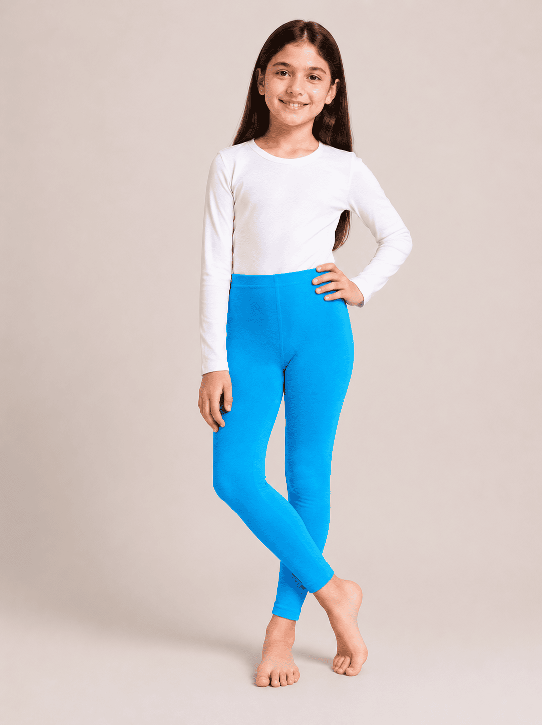 Blue Color Family (1-12 Years Girls Tights)
