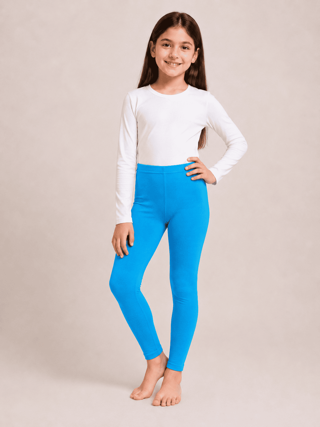 Blue Color Family (1-12 Years Girls Tights)