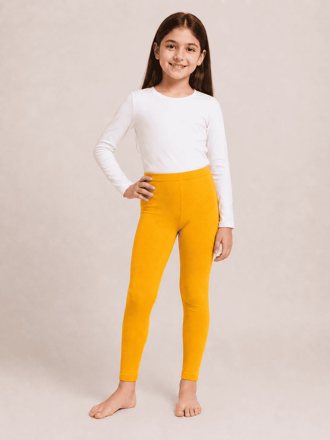 Yellow Color Family (1-12 Years Girls Tights)