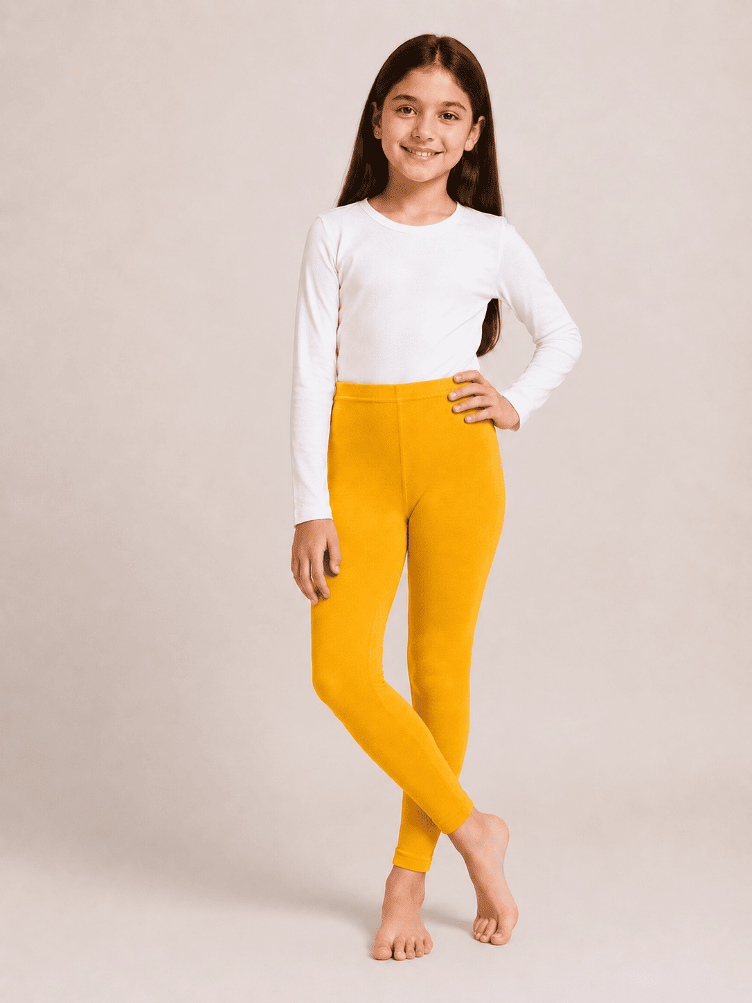 Yellow Color Family (1-12 Years Girls Tights)