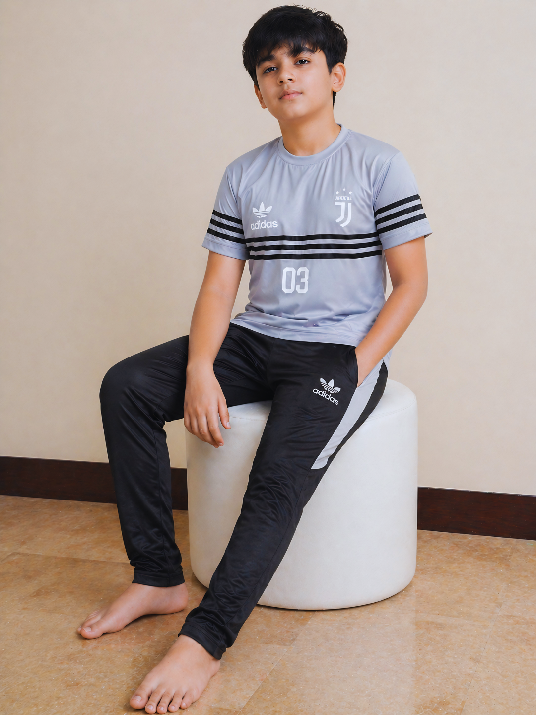 Boys Skin & Black Premium TrackSuits