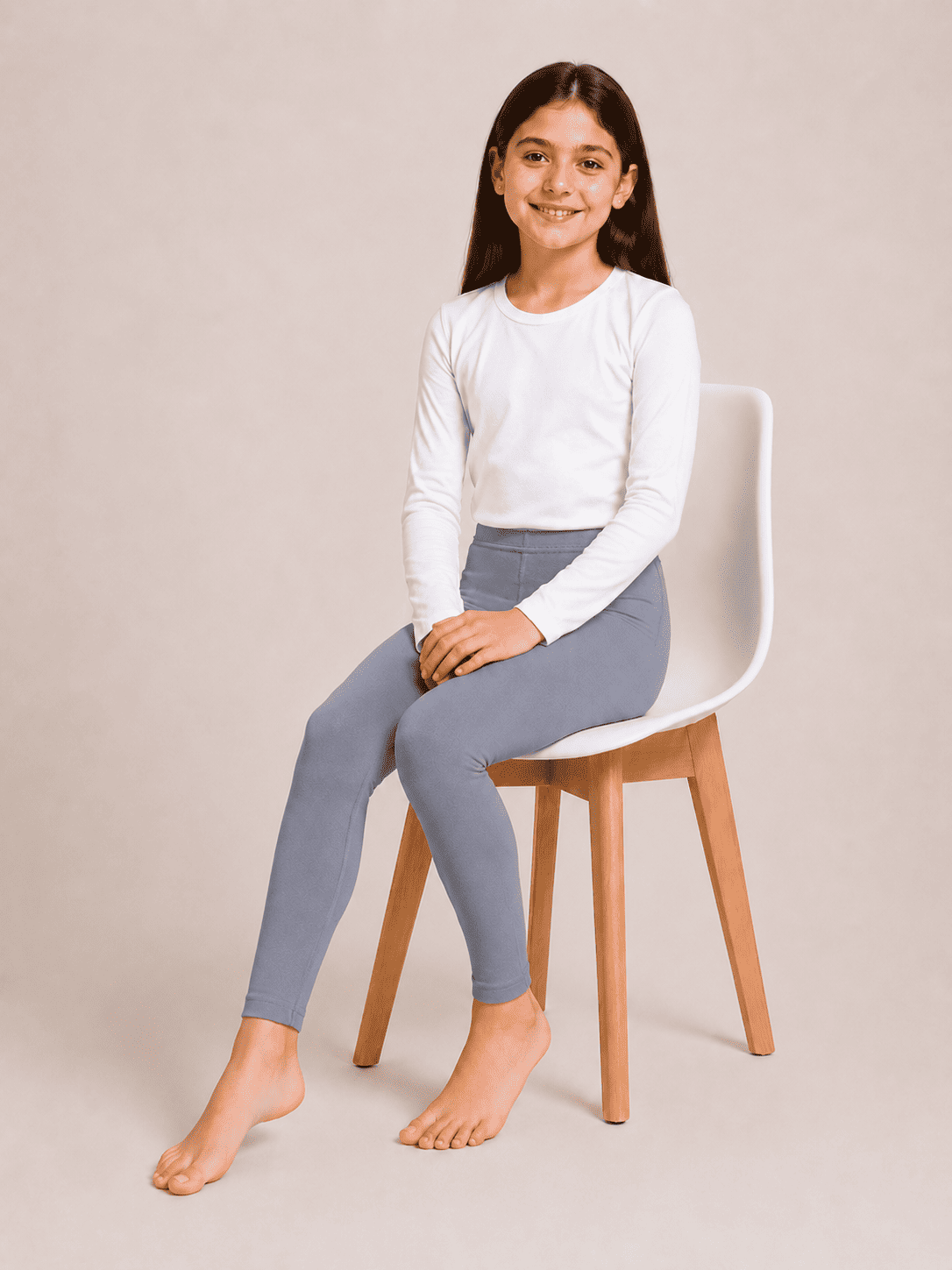 White & Black Color Family (1-12 Years Girls Tights)