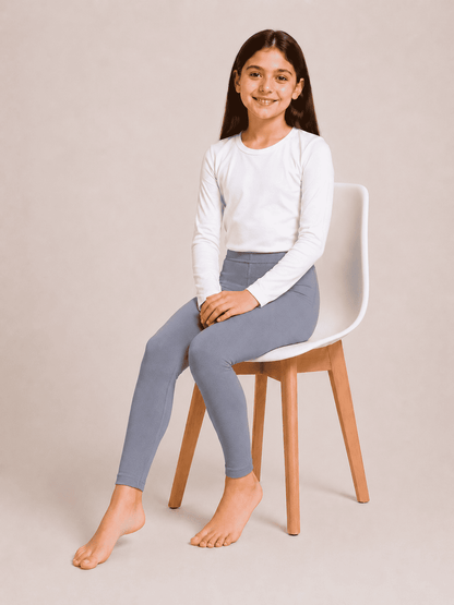 White & Black Color Family (1-12 Years Girls Tights)
