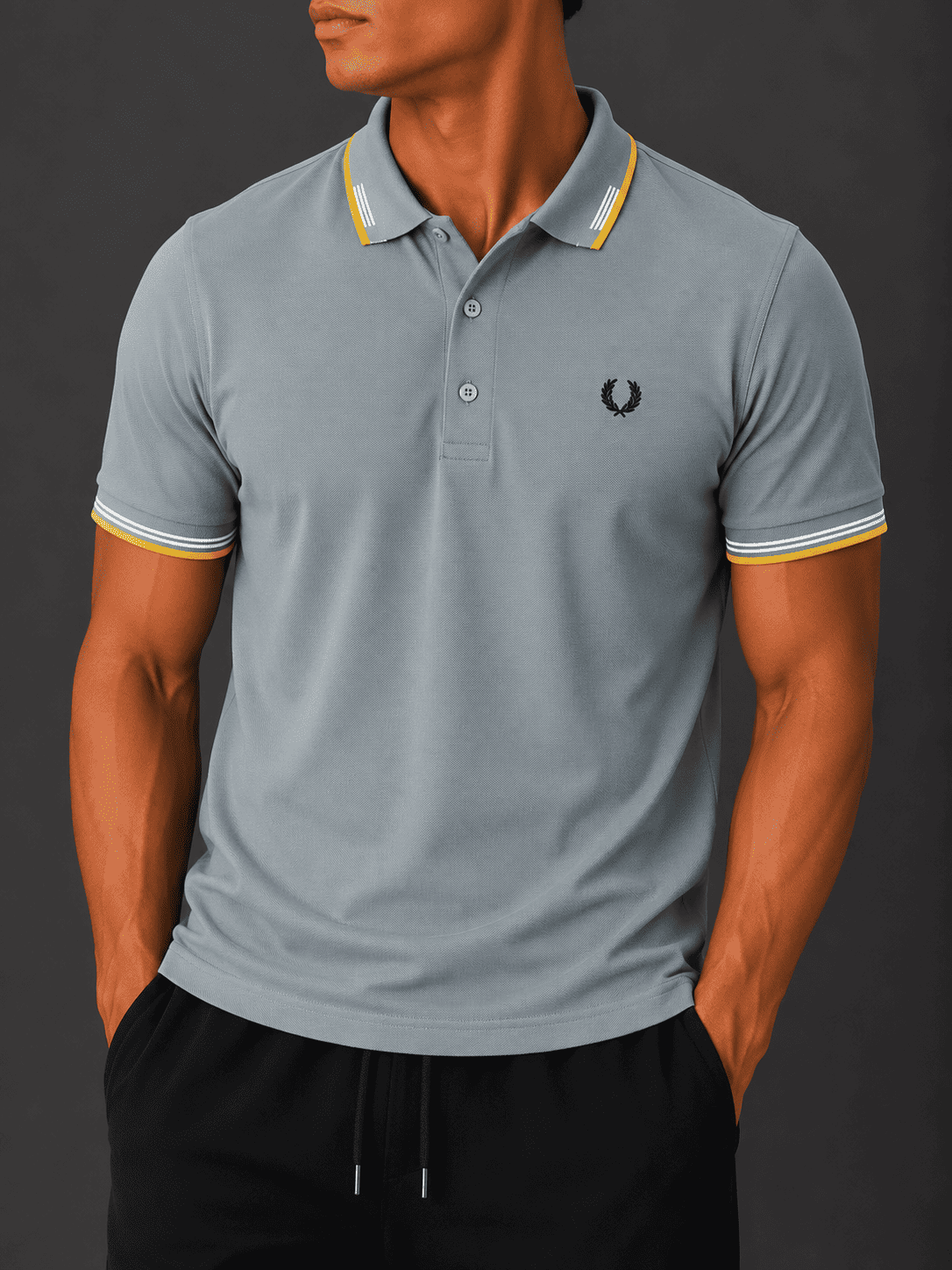 Signature Contrast Collar Polo Shirt