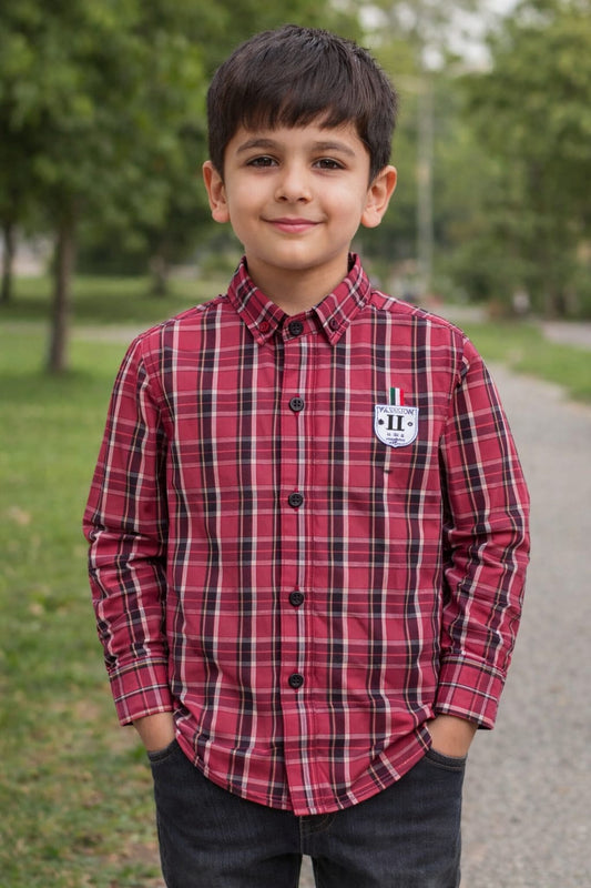 Boys Check Shirts | Cotton Shirts | For Kids