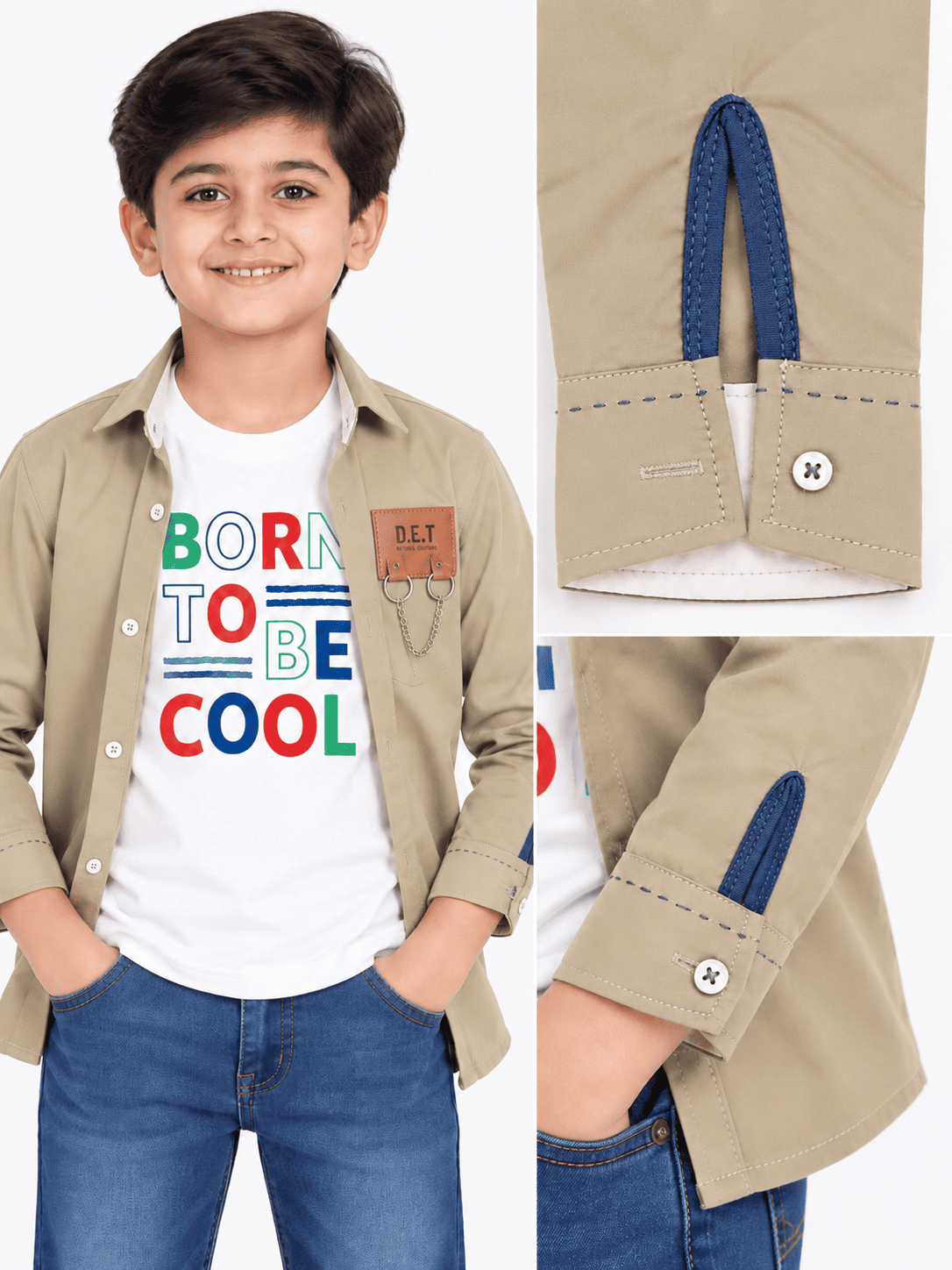 Boys Skin Premium Shirts With Inner