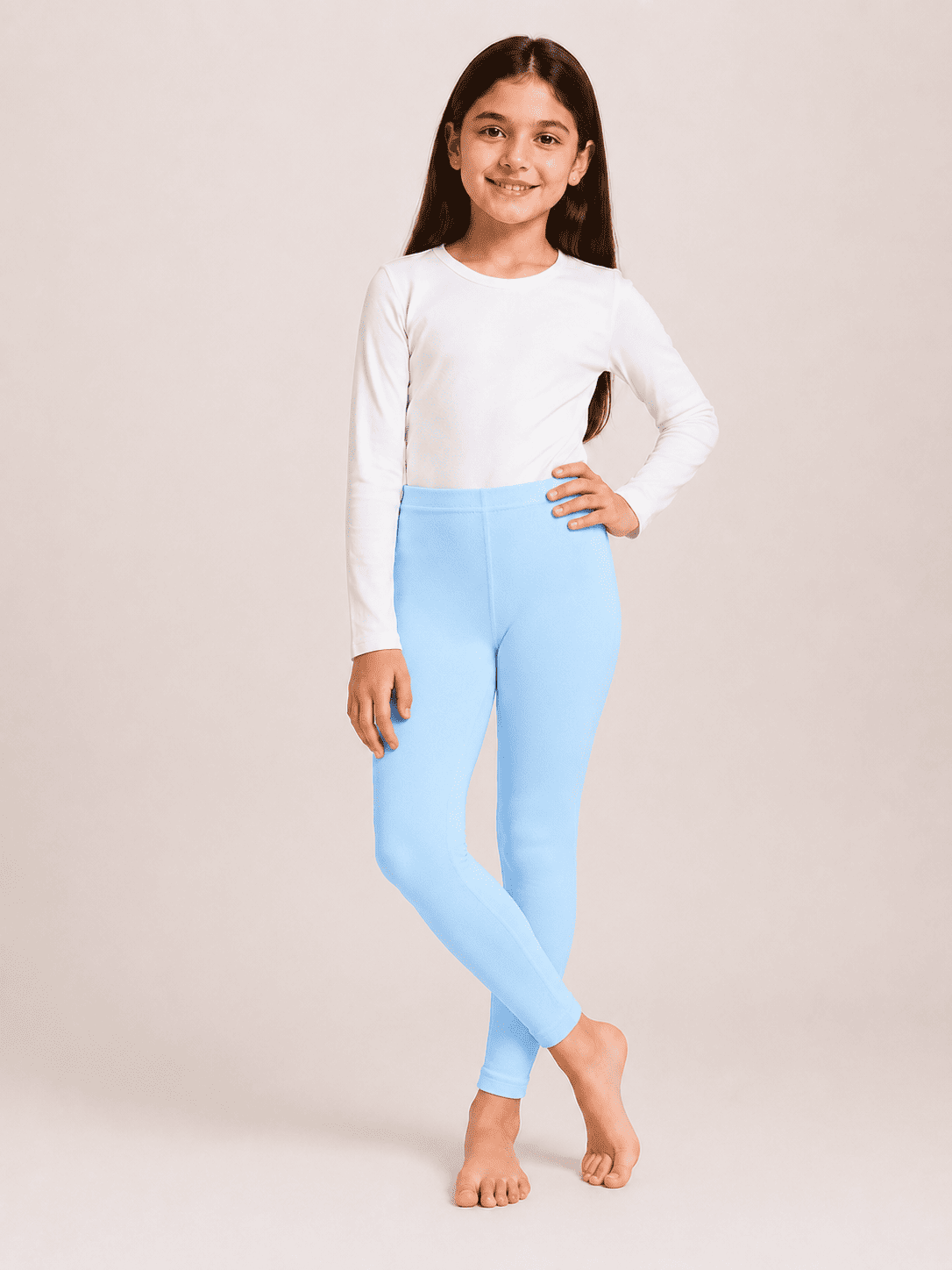 Blue Color Family (1-12 Years Girls Tights)