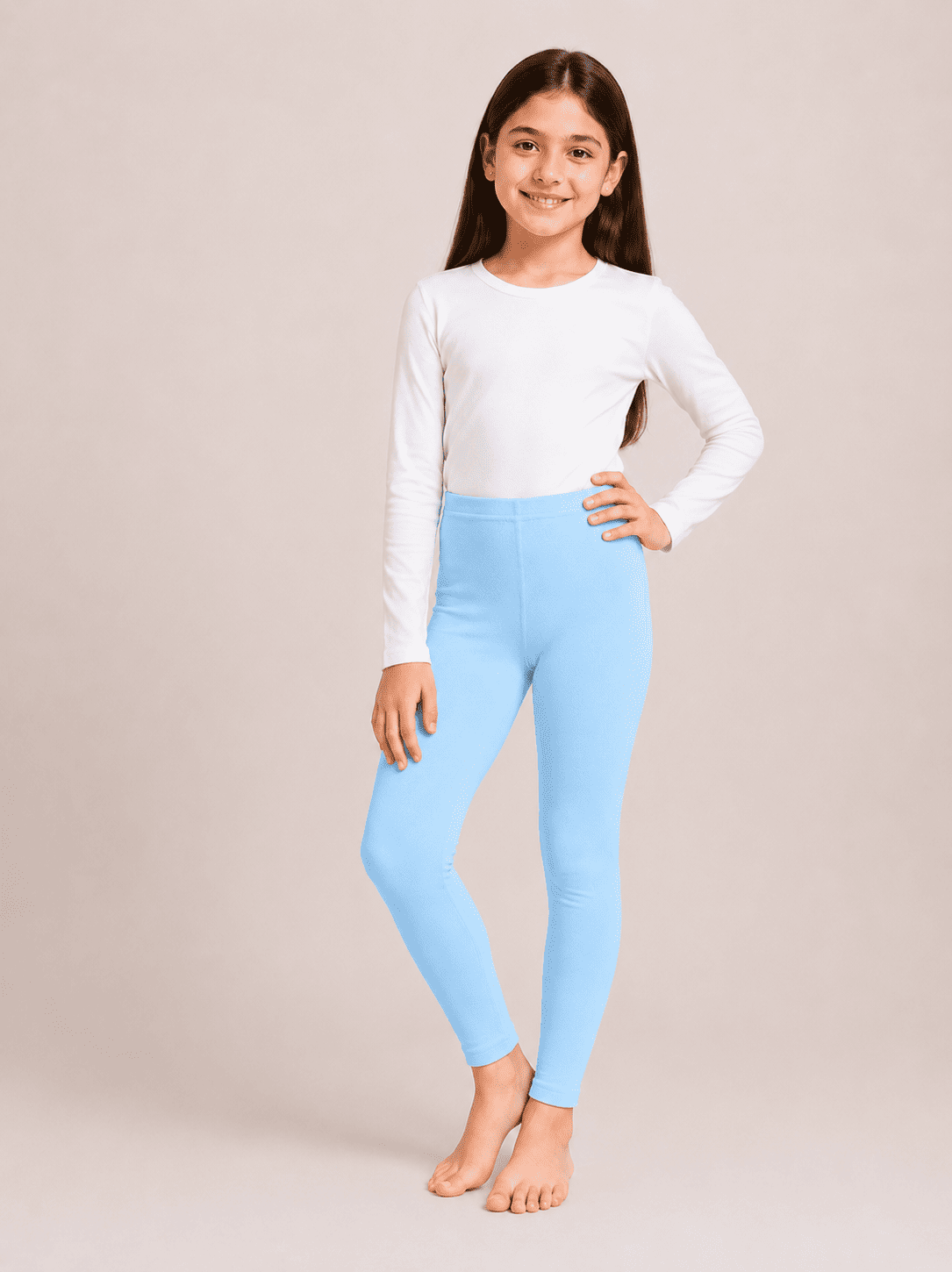Blue Color Family (1-12 Years Girls Tights)
