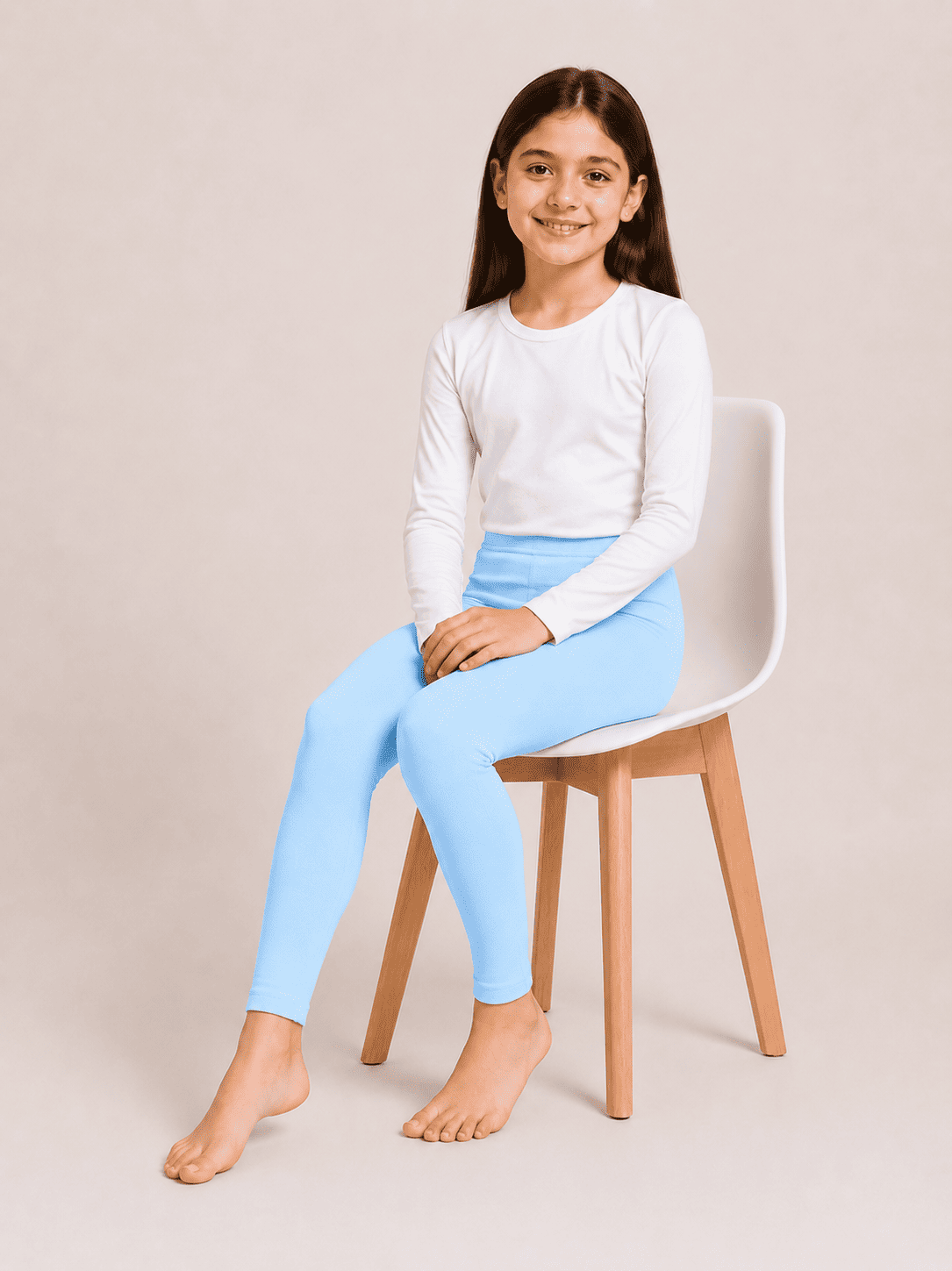 Blue Color Family (1-12 Years Girls Tights)