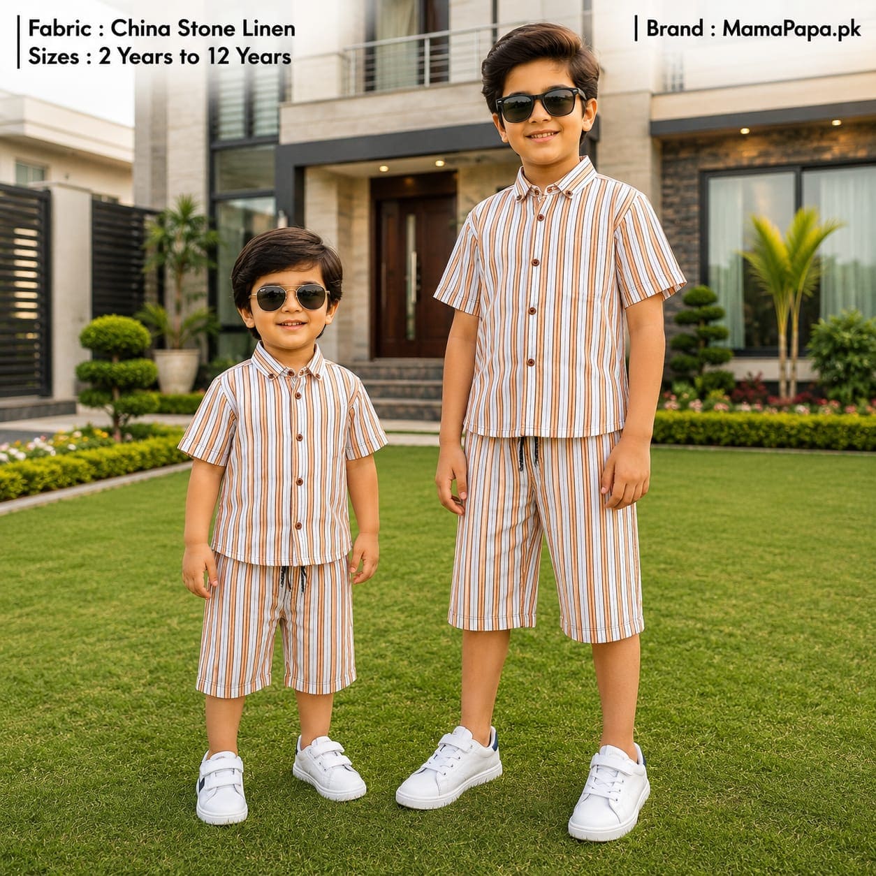 China Diamond Linen Niker Shirts For Kids