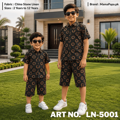 China Diamond Linen Niker Shirts For Kids