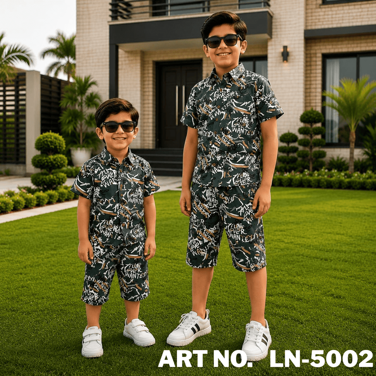 China Diamond Linen Niker Shirts For Kids