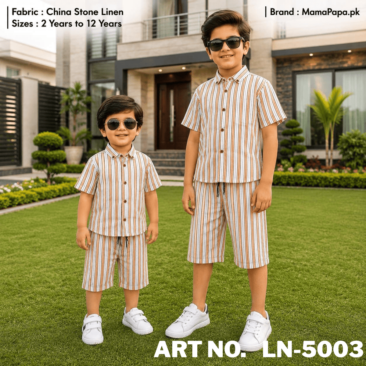 China Diamond Linen Niker Shirts For Kids