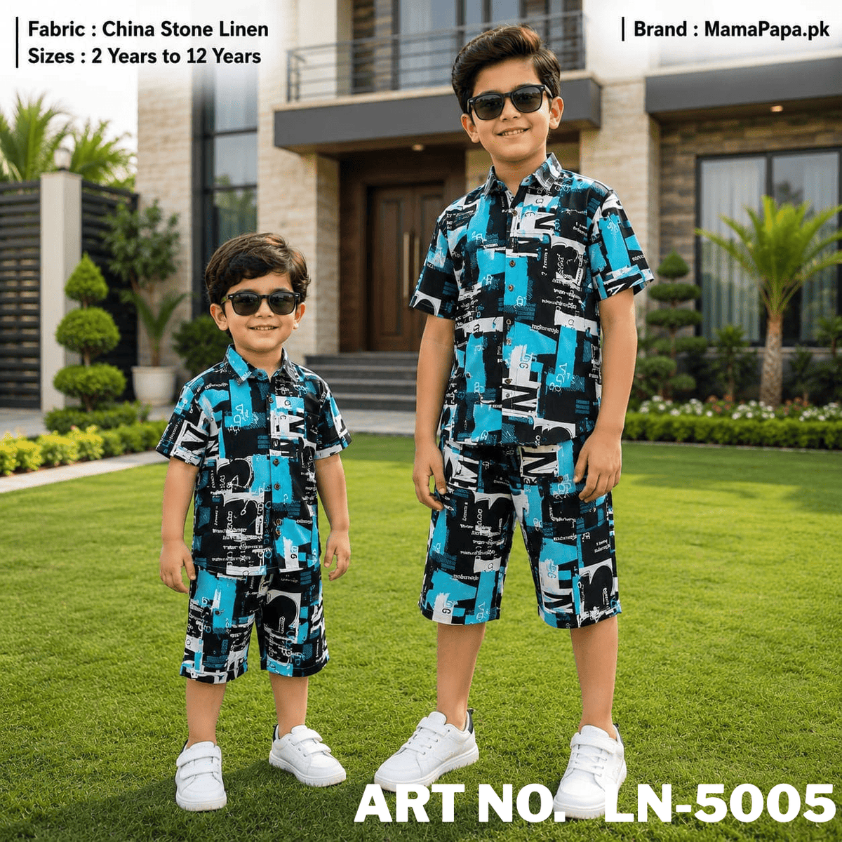 China Diamond Linen Niker Shirts For Kids