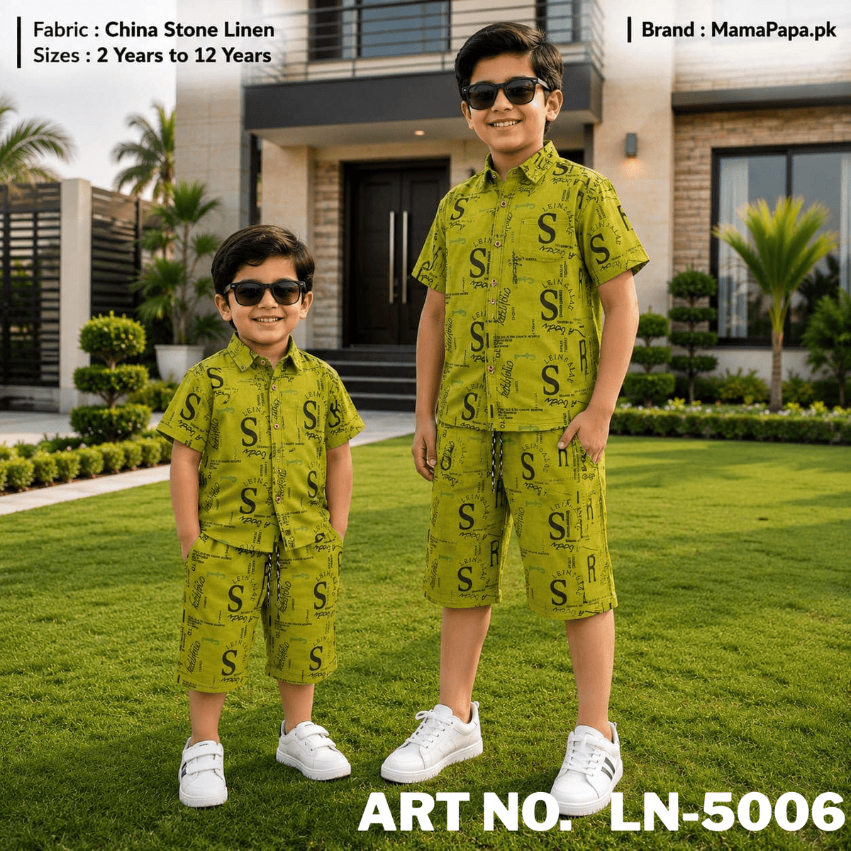 China Diamond Linen Niker Shirts For Kids