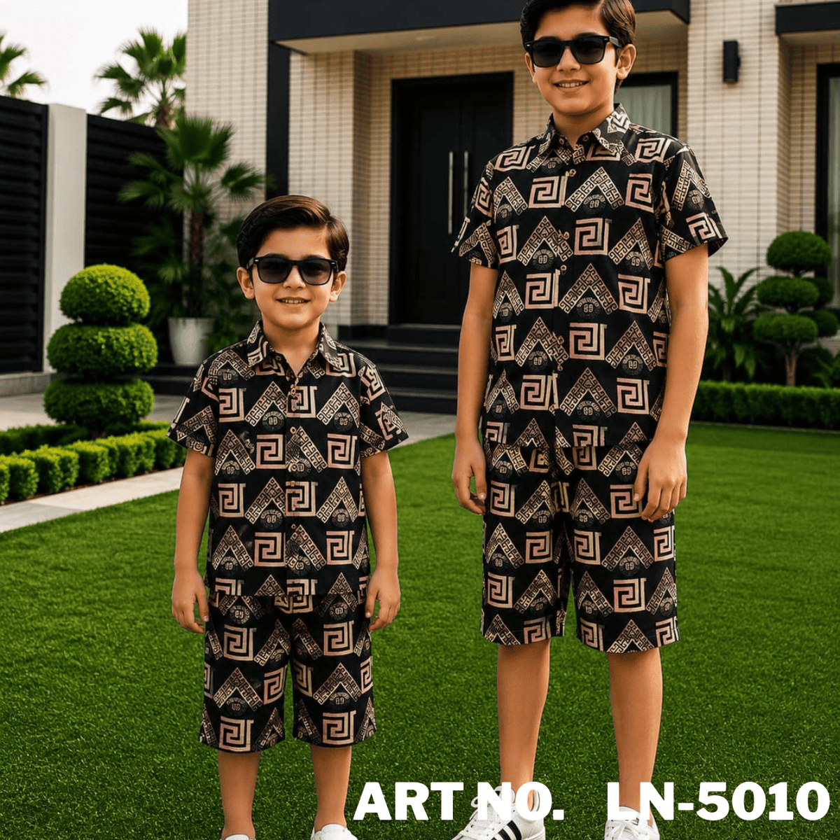 China Diamond Linen Niker Shirts For Kids