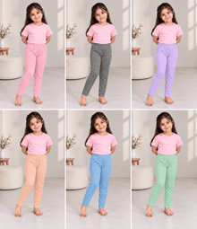 Girls Tights – Pack of 6 Lignt Colors