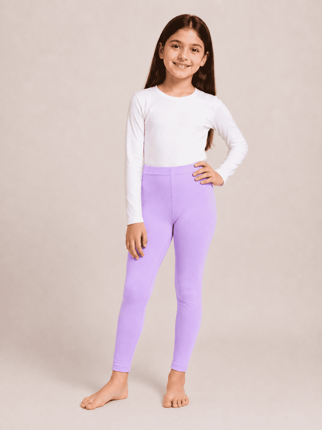 Purple Color Family (1-12 Years Girls Tights)