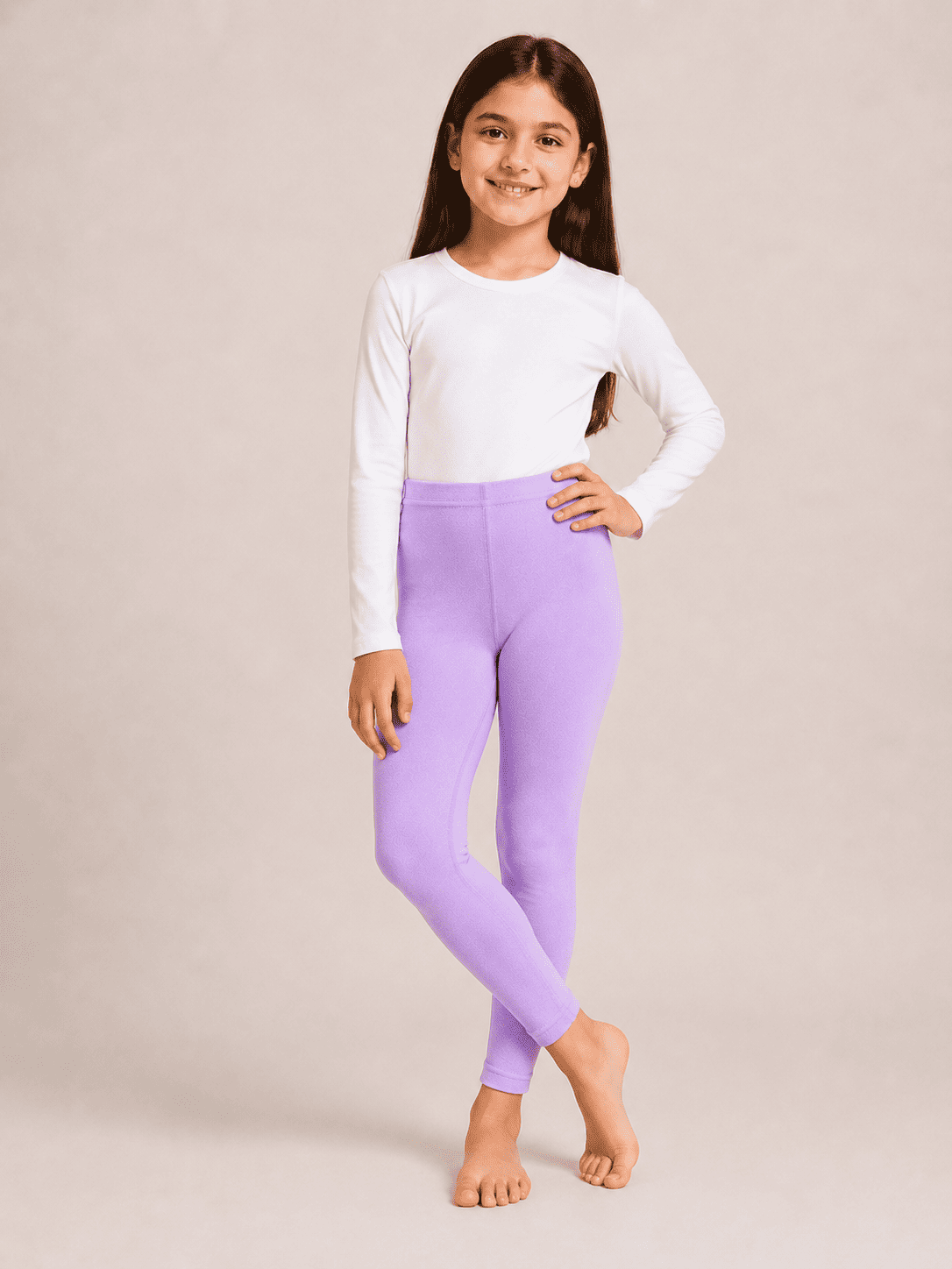 Purple Color Family (1-12 Years Girls Tights)