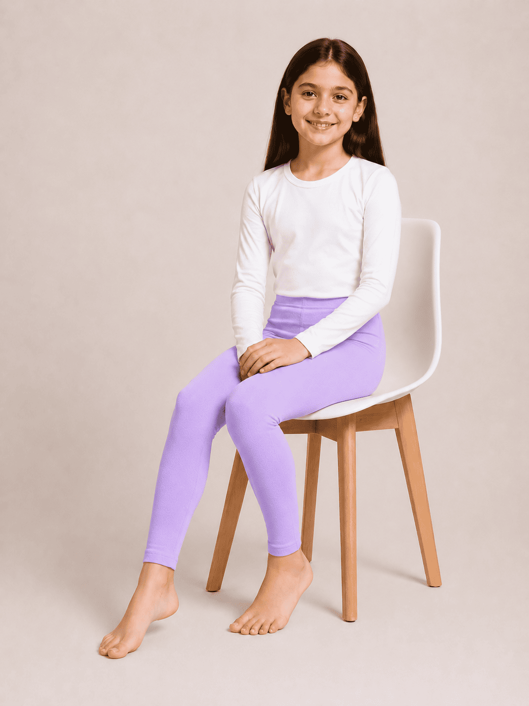 Purple Color Family (1-12 Years Girls Tights)
